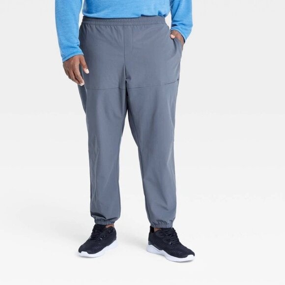 NWT Men's Big Utility Tapered Joggers - All In Motion Light Navy 2XL - Picture 1 of 1